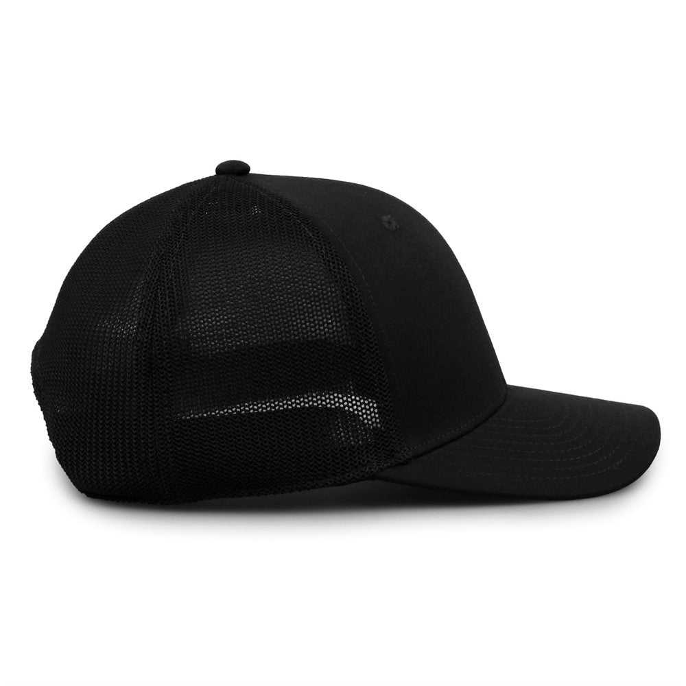 The Game GB518 Everyday Trucker Cap - Black Black - HIT a Double - 8