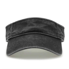 The Game GB466 Pigment Dyed Twill Visor - Black - HIT a Double - 2