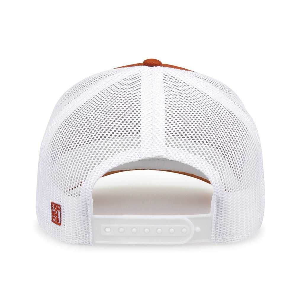 The Game GB452E Everyday Trucker Cap - Texas Orange White | HIT a Double