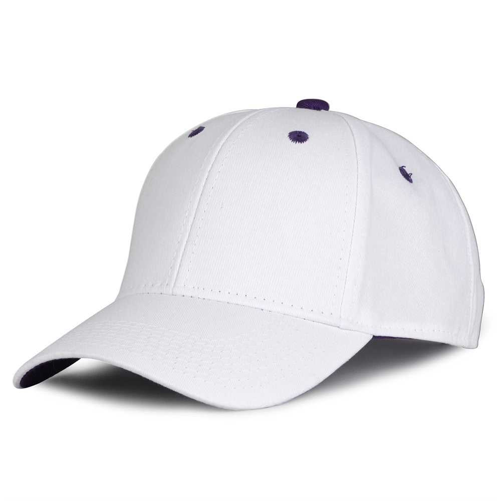 The Game GB2016 White Snapback Cotton Twill Cap - White Purple - HIT a Double - 3