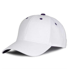 The Game GB2016 White Snapback Cotton Twill Cap - White Purple - HIT a Double - 3