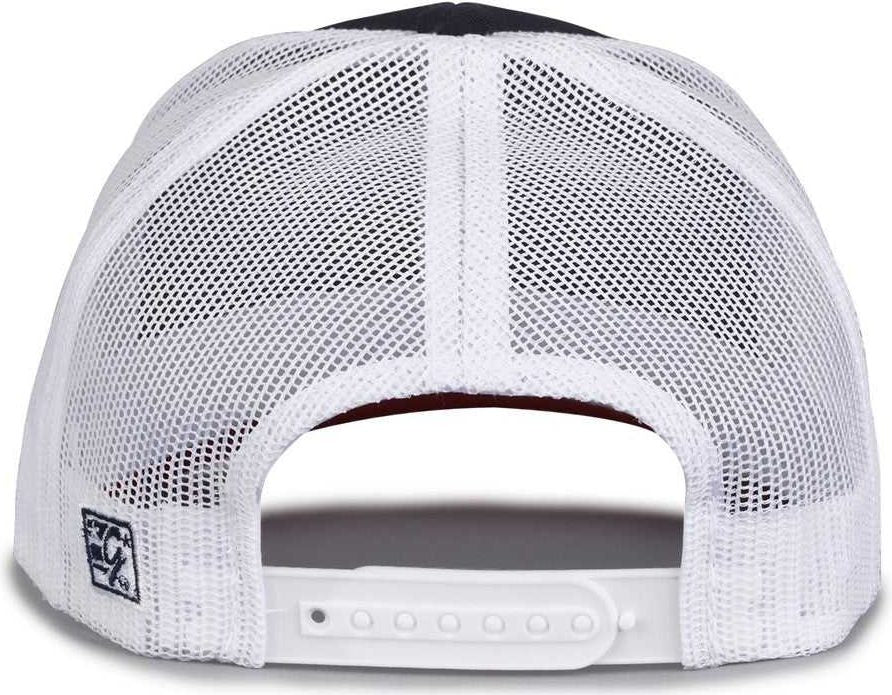 The Game GB452E Everyday Trucker Cap - Navy Red | HIT a Double