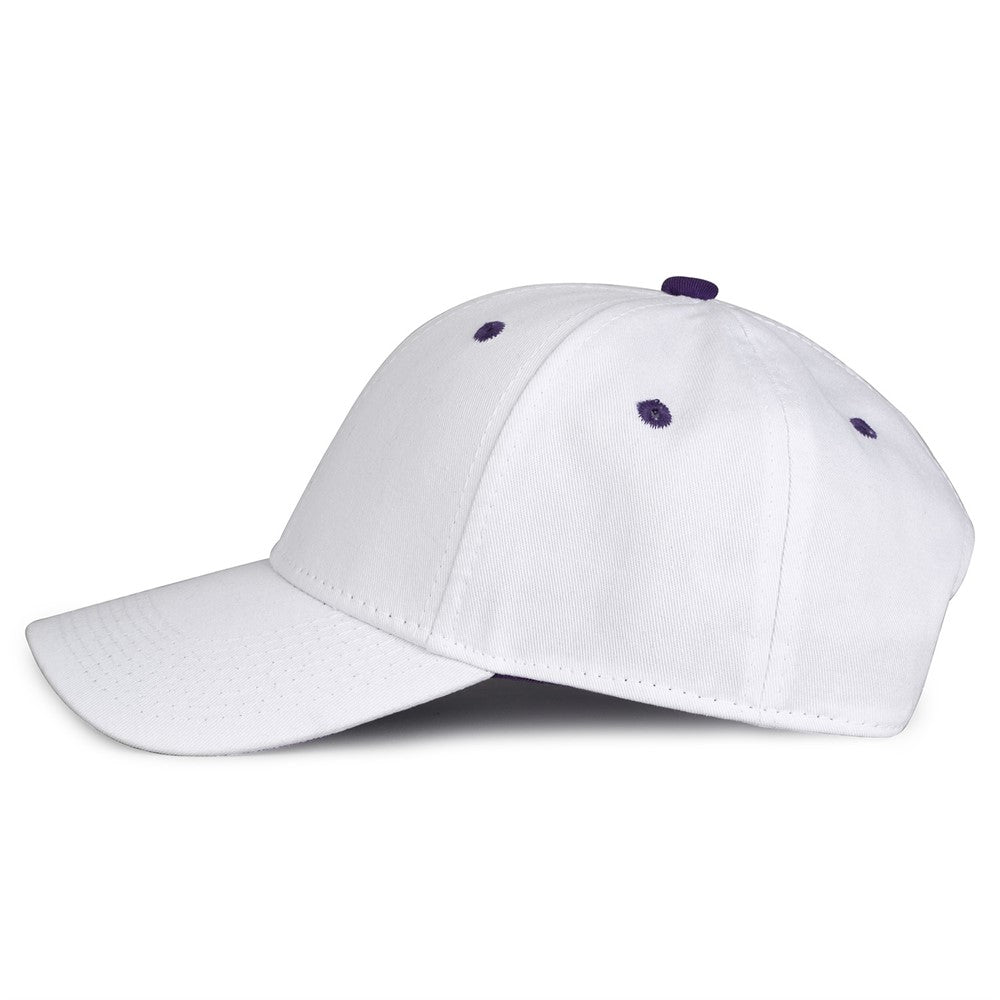 The Game GB2016 White Snapback Cotton Twill Cap - White Purple - HIT a Double - 6