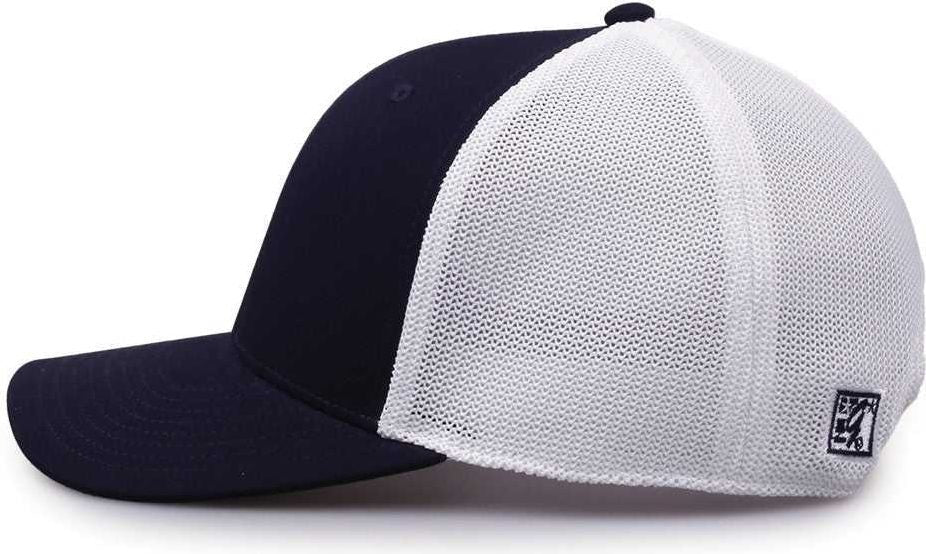 The Game GB518 Everyday Trucker Cap - Navy White | HIT a Double