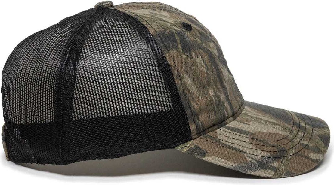 OC Sports 430PC Adjustable Mesh Back Cap - Original Mossy Oak Break-Up  Black | HIT a Double