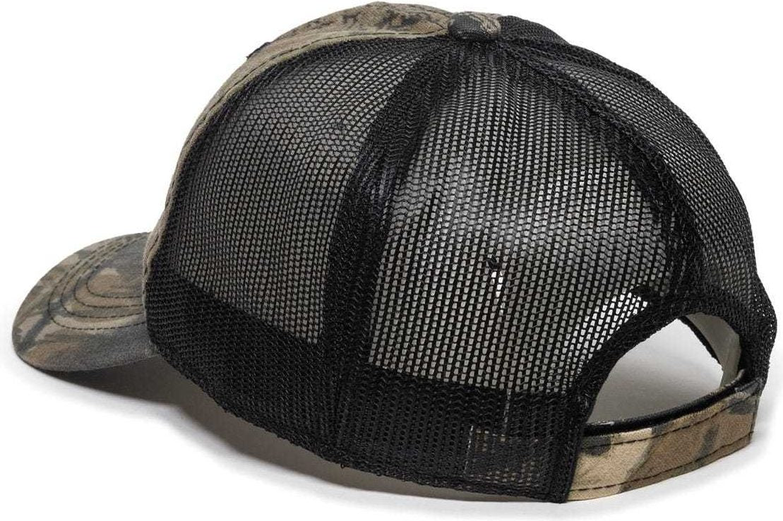 OC Sports 430PC Adjustable Mesh Back Cap - Original Mossy Oak Break-Up  Black | HIT a Double