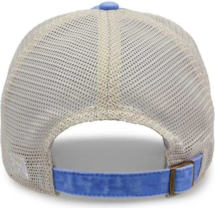 The Game GB460 Pigment Dyed Twill & Soft Trucker Cap - Sky Blue Sand | HIT a Double