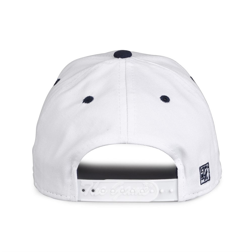 The Game GB2016 White Snapback Cotton Twill Cap - White Navy - HIT a Double - 4