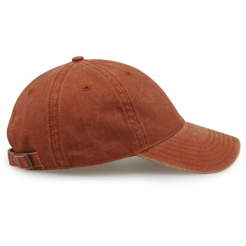 The Game GB465 Pigment Dyed Twill Cap - Texas Orange | HIT a Double