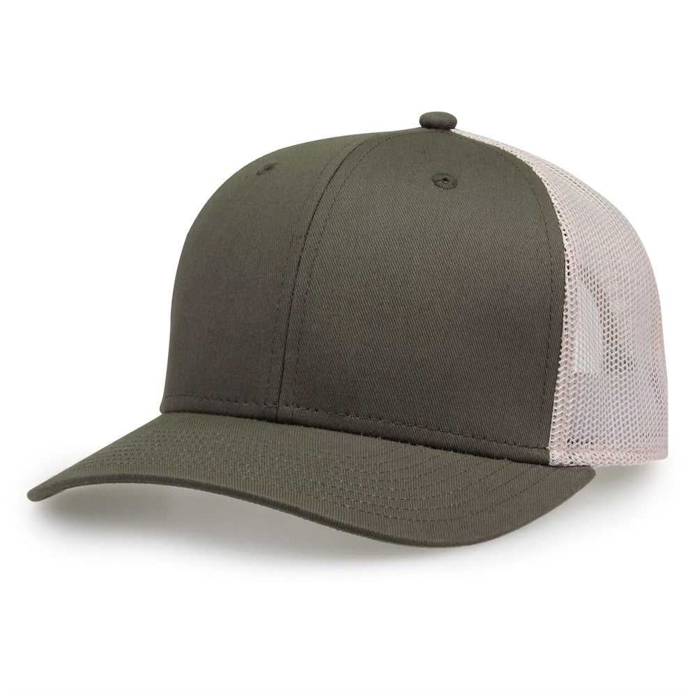The Game GB452E Everyday Trucker Cap - Olive White | HIT a Double