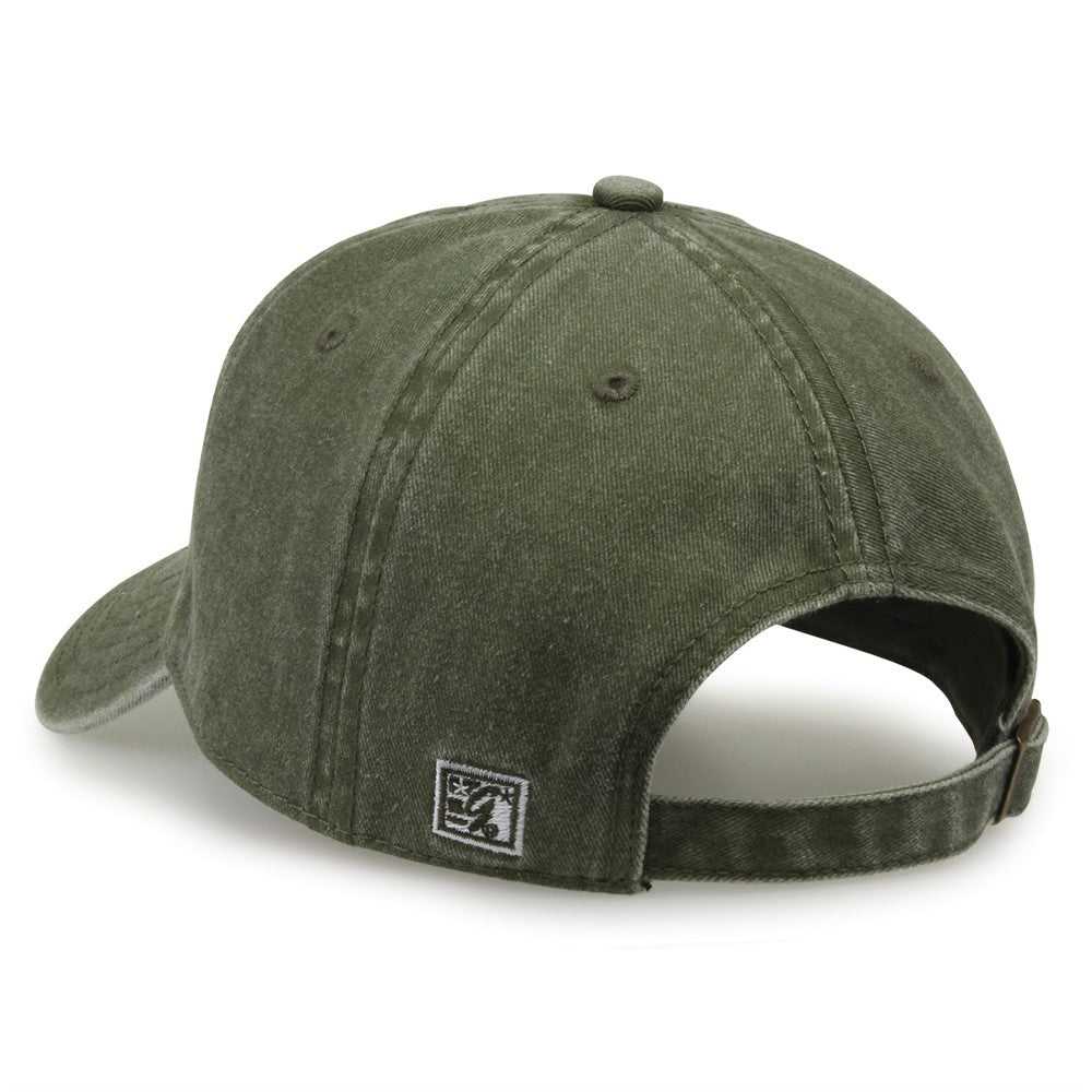 The Game GB465 Pigment Dyed Twill Cap - Light Olive | HIT a Double