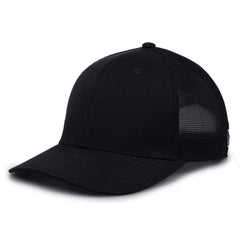 The Game GB518 Everyday Trucker Cap - Black Black - HIT a Double - 4