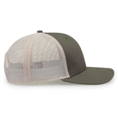 The Game GB452E Everyday Trucker Cap - Olive White | HIT a Double