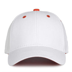 The Game GB2016 White Snapback Cotton Twill Cap - White Orange - HIT a Double - 2