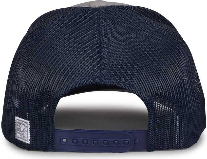 The Game GB452E Everyday Trucker Cap - Gray Navy - HIT a Double - 4