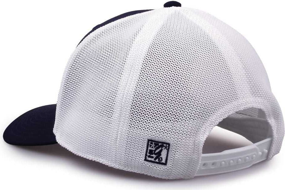 The Game GB518 Everyday Trucker Cap - Navy White | HIT a Double