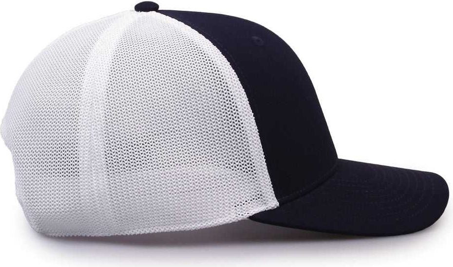 The Game GB518 Everyday Trucker Cap - Navy White | HIT a Double