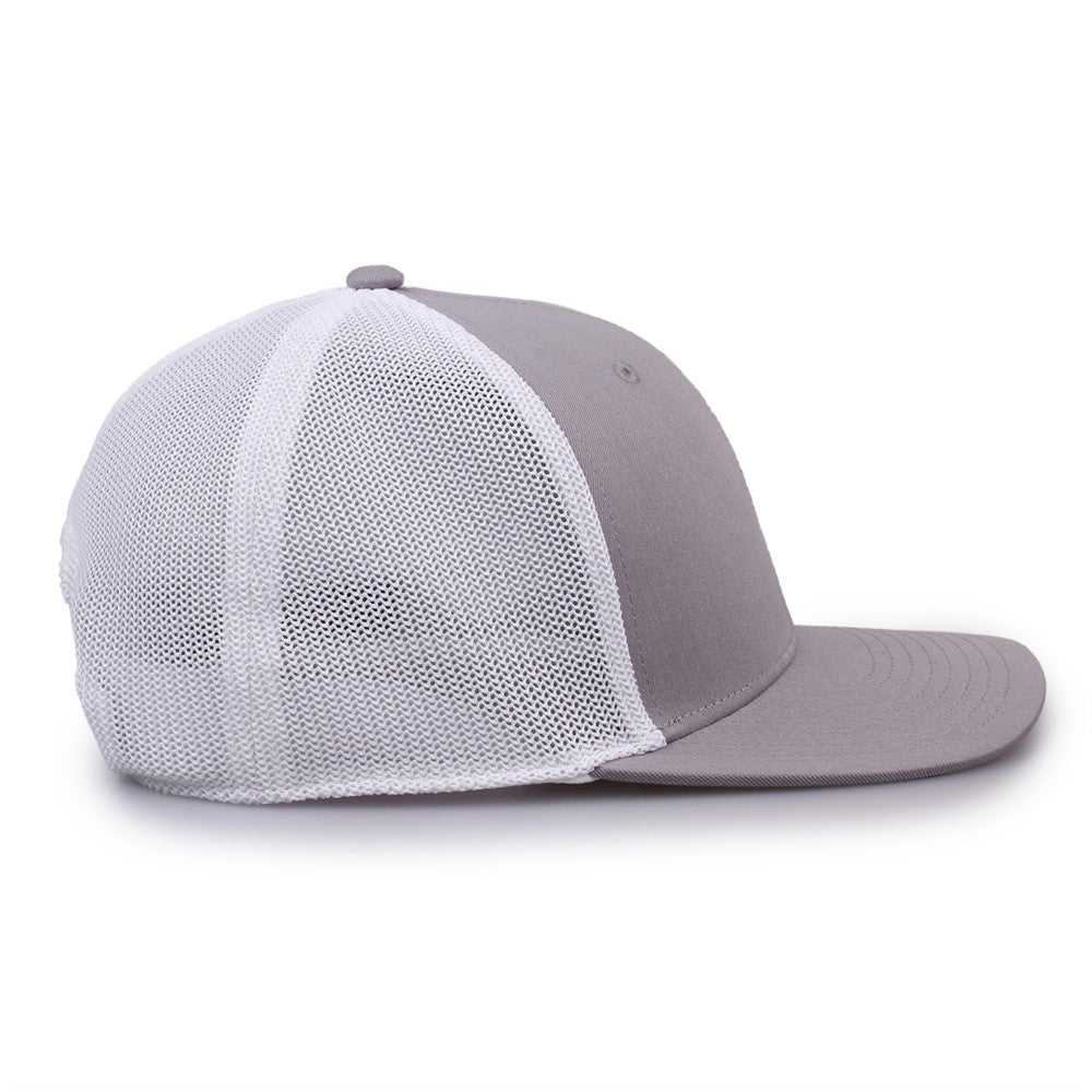The Game GB518 Everyday Trucker Cap - Gray White - HIT a Double - 8