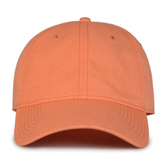 The Game GB210 Classic Relaxed Garment Washed Twill Cap - Coral - HIT a Double - 2
