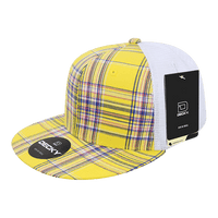 Decky 6015 H/C Plaid Cap - White 103 - HIT a Double