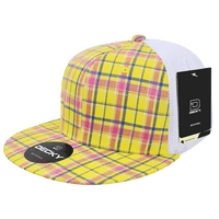 Decky 6015 H/C Plaid Cap - White 105 - HIT a Double