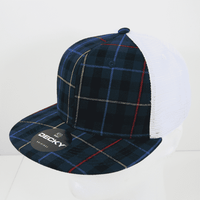 Decky 6015 H/C Plaid Cap - White 126 - HIT a Double