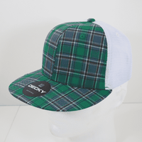 Decky 6015 H/C Plaid Cap - White 127 - HIT a Double