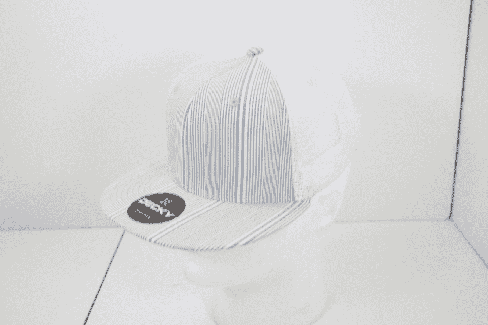 Decky 6015 H/C Plaid Cap - White 131 - HIT a Double