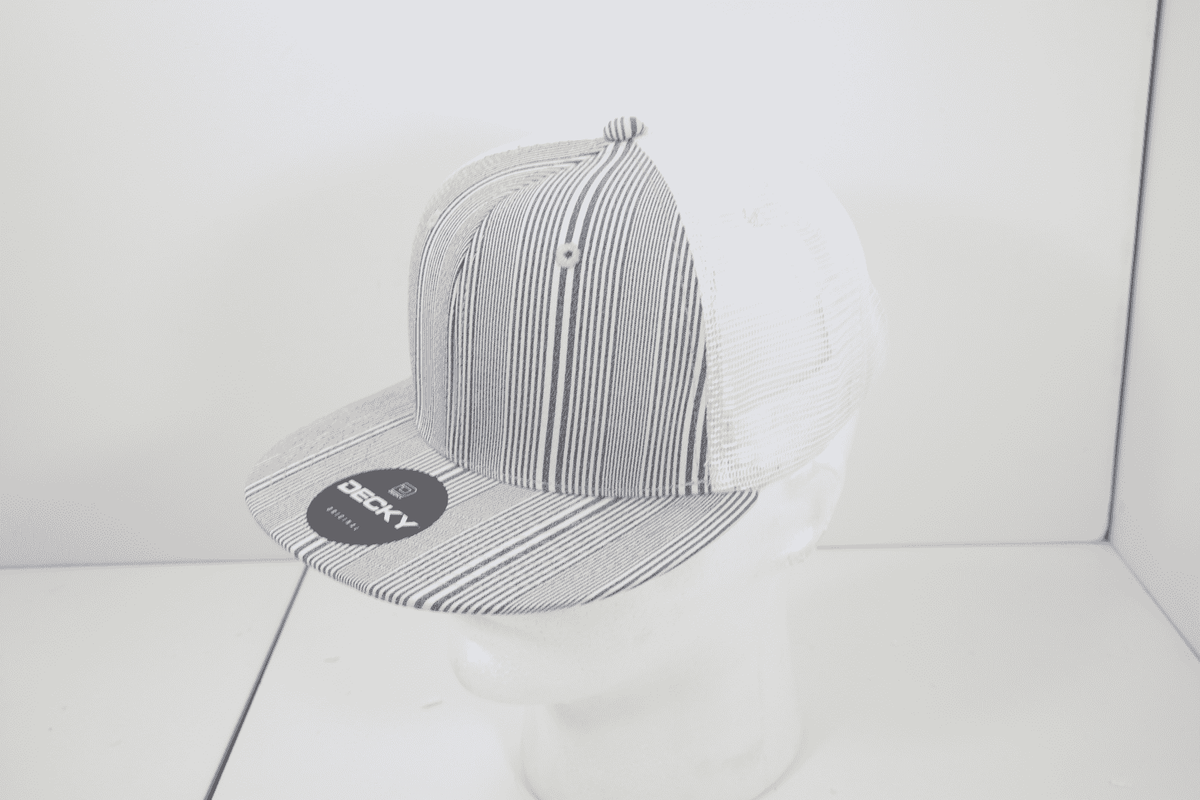 Decky 6015 H/C Plaid Cap - White 132 - HIT a Double