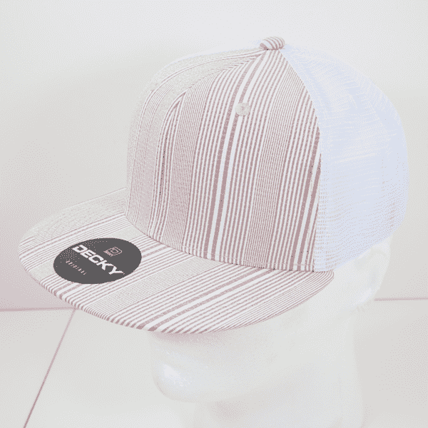 Decky 6015 H/C Plaid Cap - White 141 - HIT a Double