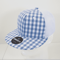 Decky 6015 H/C Plaid Cap - White 145 - HIT a Double