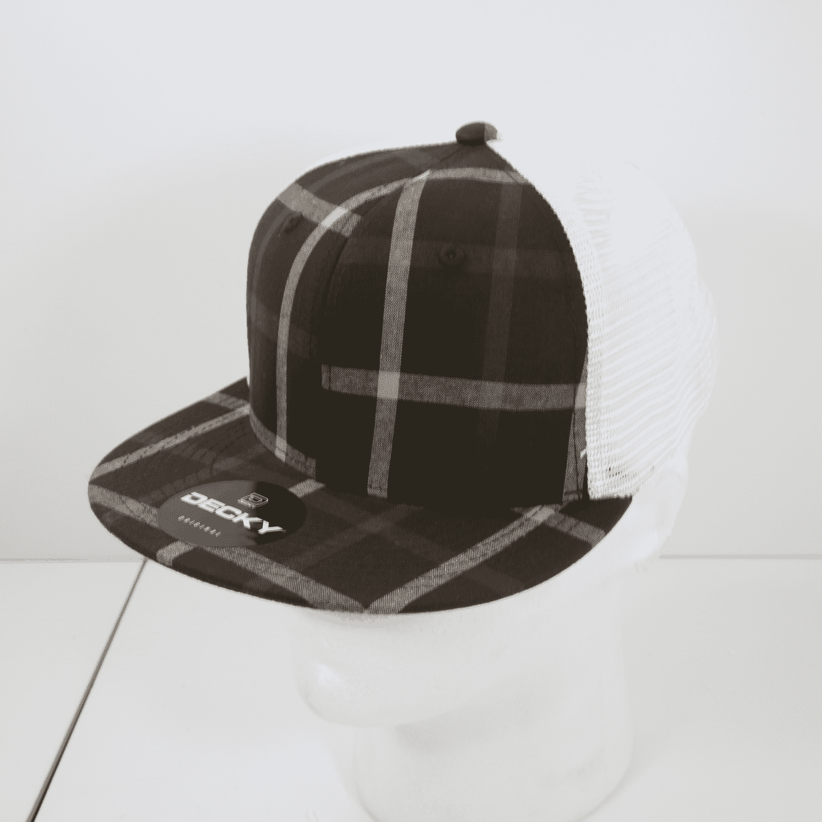 Decky 6015 H/C Plaid Cap - White 226 | HIT a Double