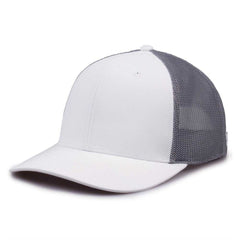 The Game GB518 Everyday Trucker Cap - White Gray - HIT a Double - 4