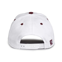 The Game GB2016 White Snapback Cotton Twill Cap - White Maroon | HIT a Double