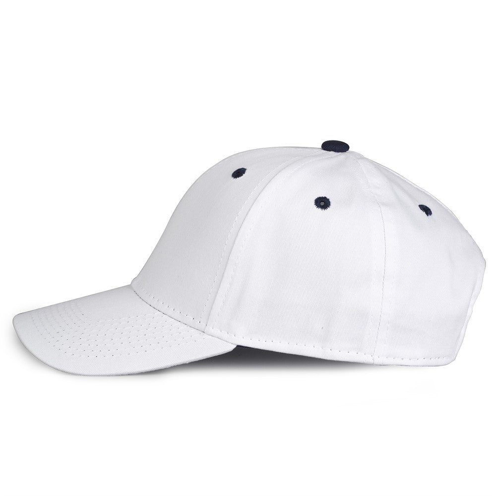 The Game GB2016 White Snapback Cotton Twill Cap - White Navy - HIT a Double - 6