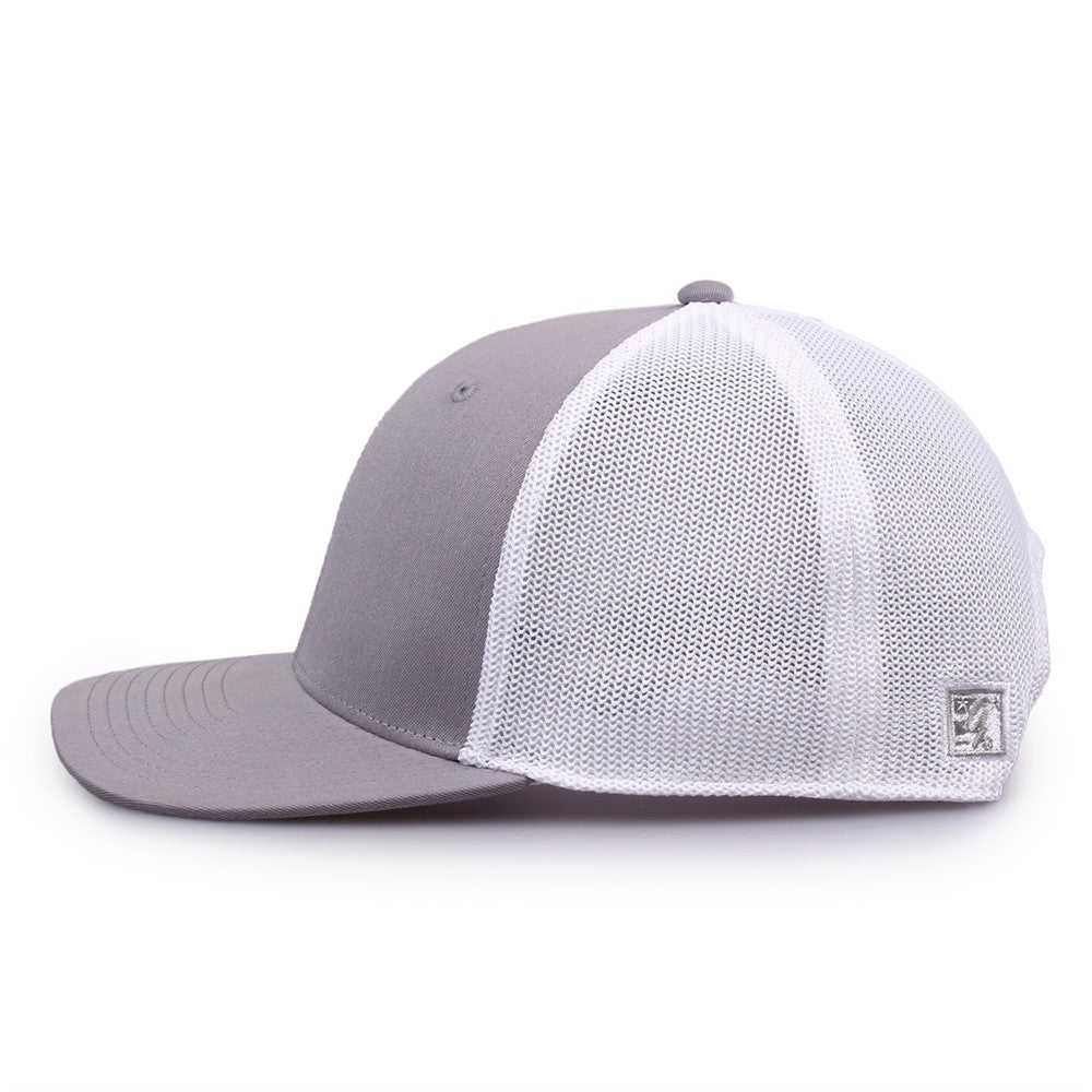 The Game GB518 Everyday Trucker Cap - Gray White - HIT a Double - 7