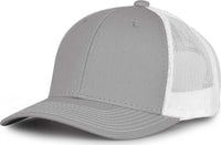 The Game GB452E Everyday Trucker Cap - Gray White | HIT a Double