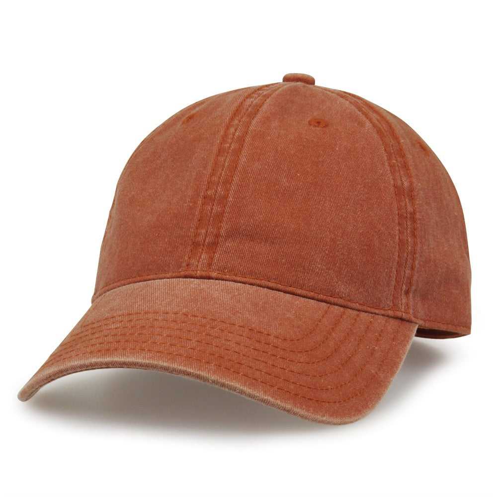 The Game GB465 Pigment Dyed Twill Cap - Texas Orange | HIT a Double