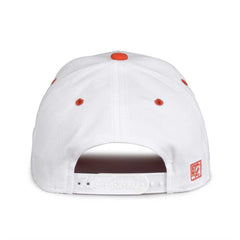 The Game GB2016 White Snapback Cotton Twill Cap - White Orange - HIT a Double - 4