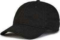The Game GB210 Classic Relaxed Garment Washed Twill Cap - Black | HIT a Double