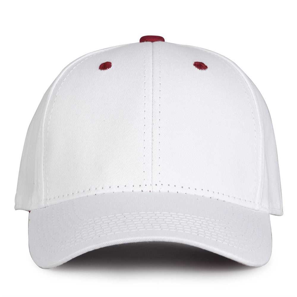 The Game GB2016 White Snapback Cotton Twill Cap - White Cardinal - HIT a Double - 2
