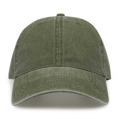 The Game GB465 Pigment Dyed Twill Cap - Light Olive | HIT a Double