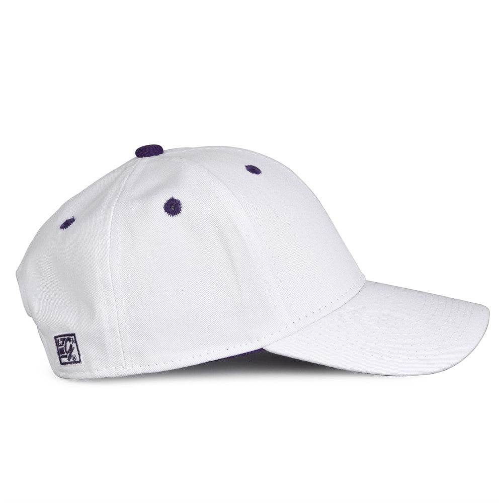 The Game GB2016 White Snapback Cotton Twill Cap - White Purple - HIT a Double - 7