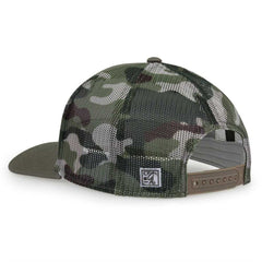 The Game GB452C Camo Everyday Trucker Cap - Olive Camo - HIT a Double - 4