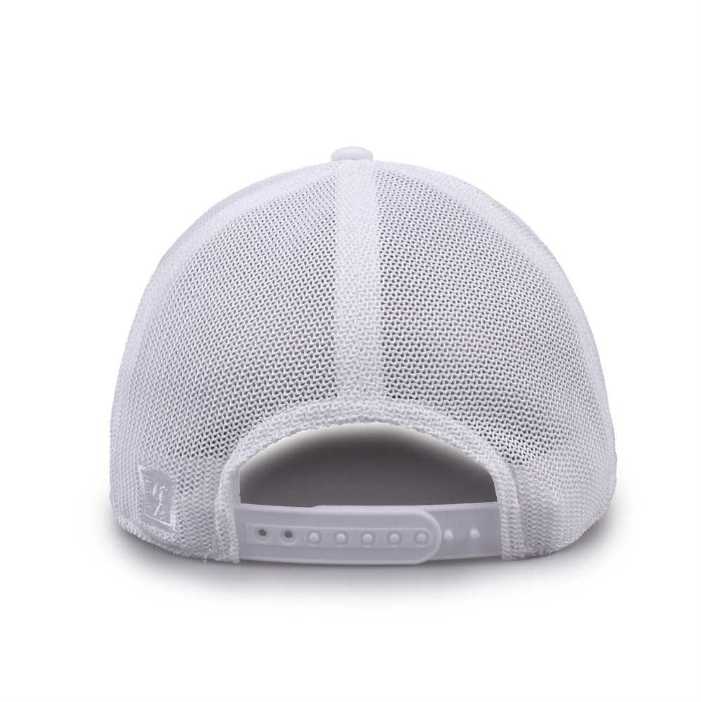 The Game GB518 Everyday Trucker Cap - White - HIT a Double - 6