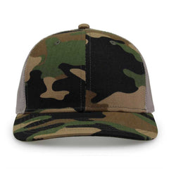 The Game GB452C Camo Everyday Trucker Cap - Woodland | HIT a Double