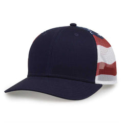 The Game GB452US USA Everyday Trucker Cap - Navy - HIT a Double - 4