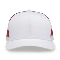 The Game GB452US USA Everyday Trucker Cap - White - HIT a Double - 3