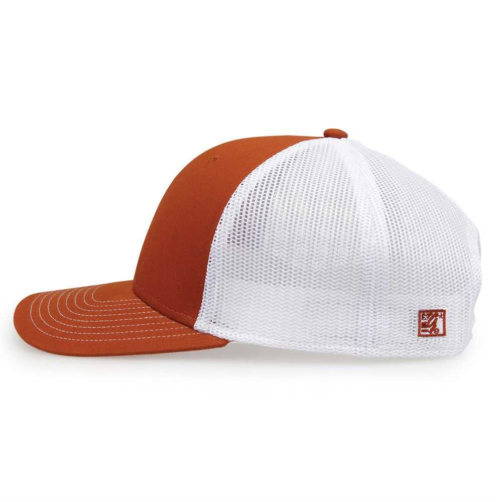 The Game GB452E Everyday Trucker Cap - Texas Orange White | HIT a Double