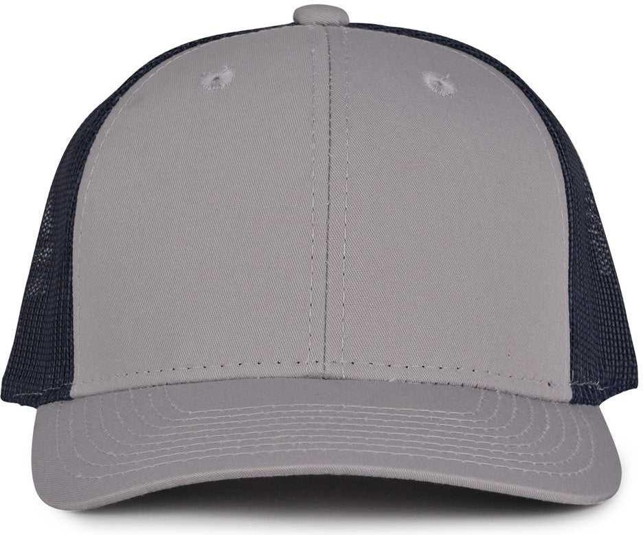The Game GB452E Everyday Trucker Cap - Gray Navy - HIT a Double - 2